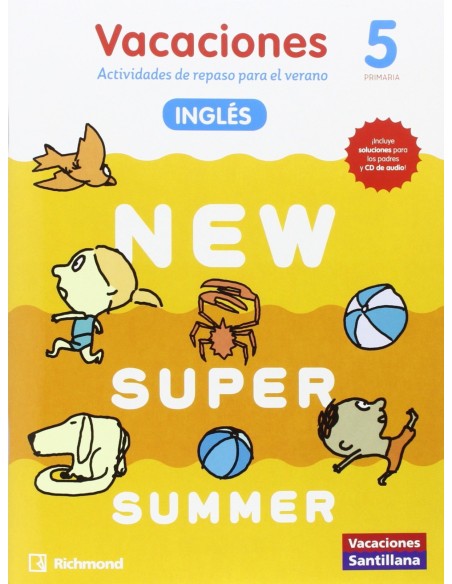 NEW SUPER SUMMER 5º PRIMARIA BOOK AUDIO